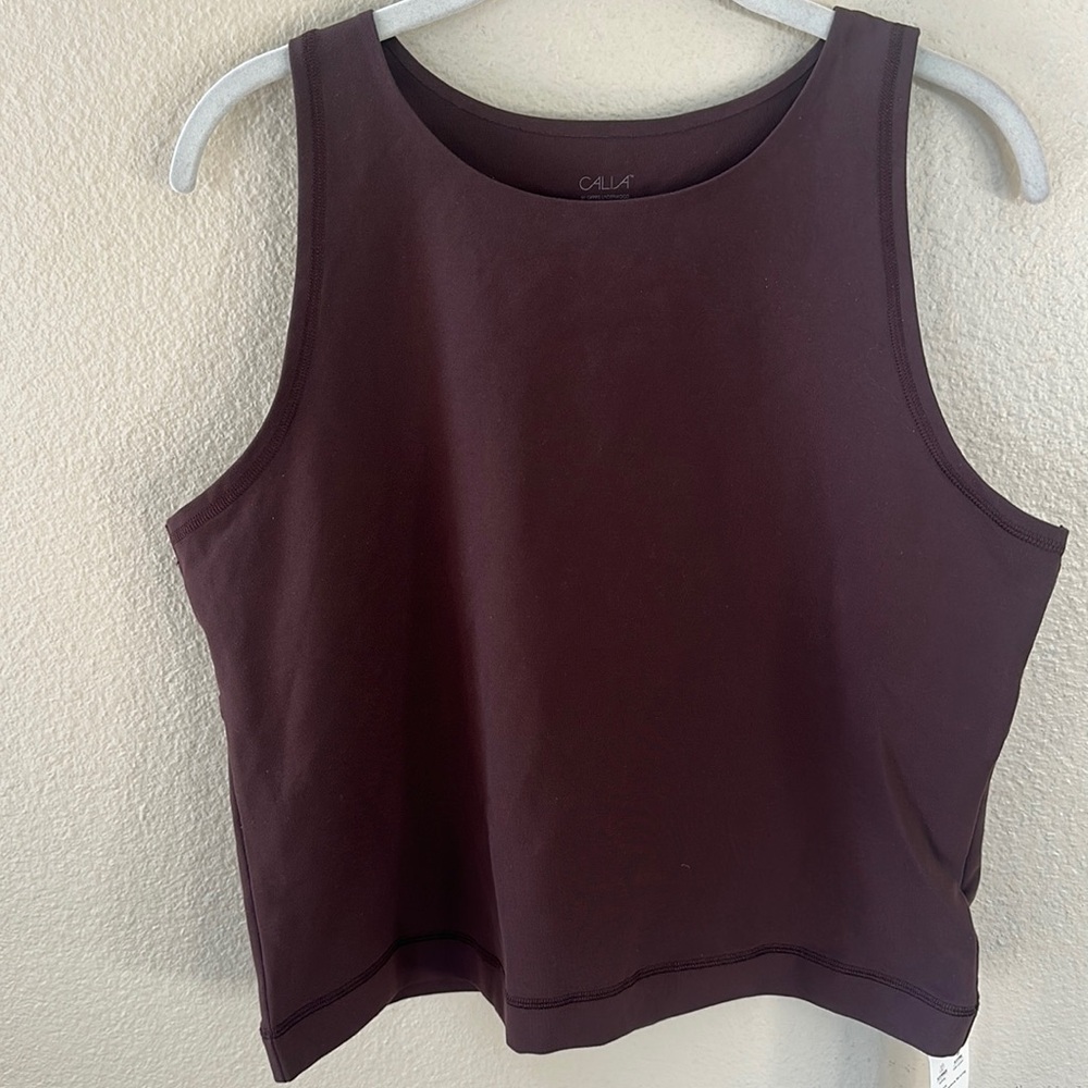 NEW Calia by Carrie Underwood Cocoa Dreams Essential Fitness Tank Size XXL